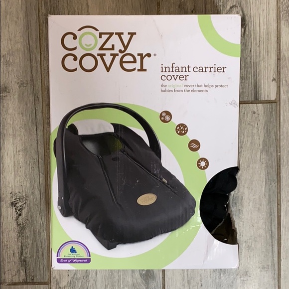 Cozy Cover Accessories Cozy Cover Infant Carrier Cover Black Poshmark